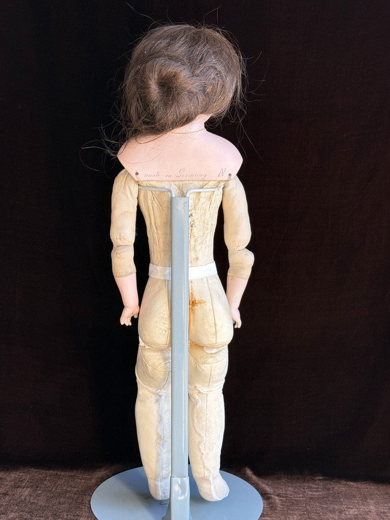 Antique German 26” Kestner Alphabet Series Bisque Shoulder Turned Head Doll