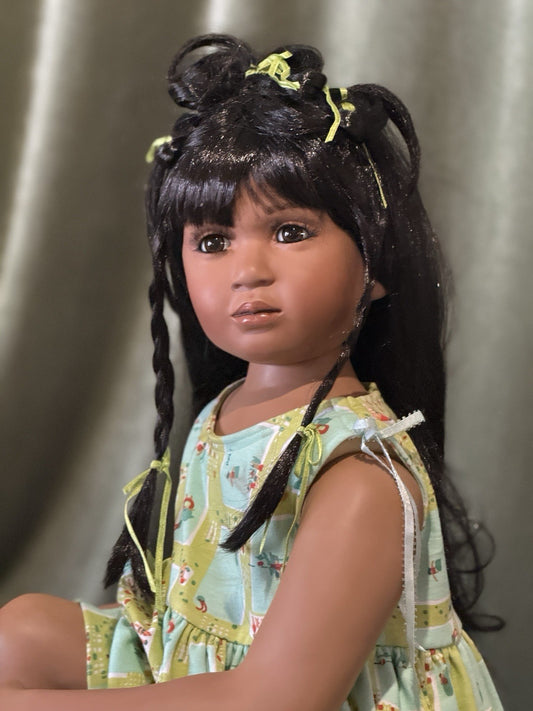 Large 35” Porcelain Doll “Mandy” by Pamela Erff LE 600 COA/Tag