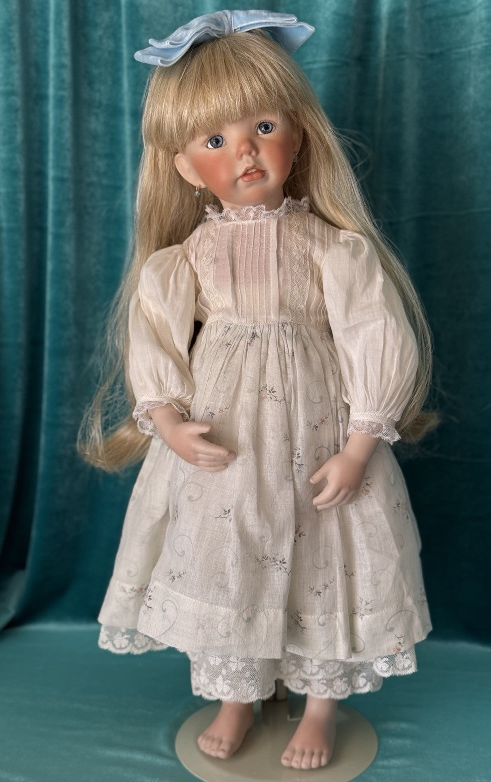 Reproduction Of “Jenny” (?) by Dianna Effner Mold Porcelain 21”Doll