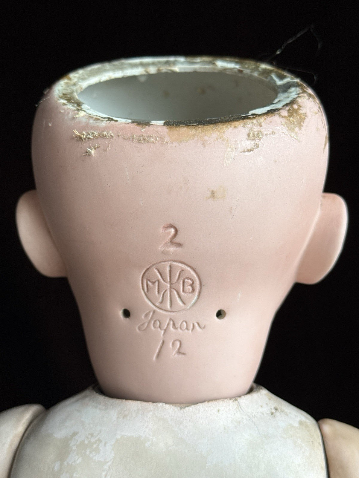 Antique Japanese 21” Morimura Brothers Bisque Head Baby Doll