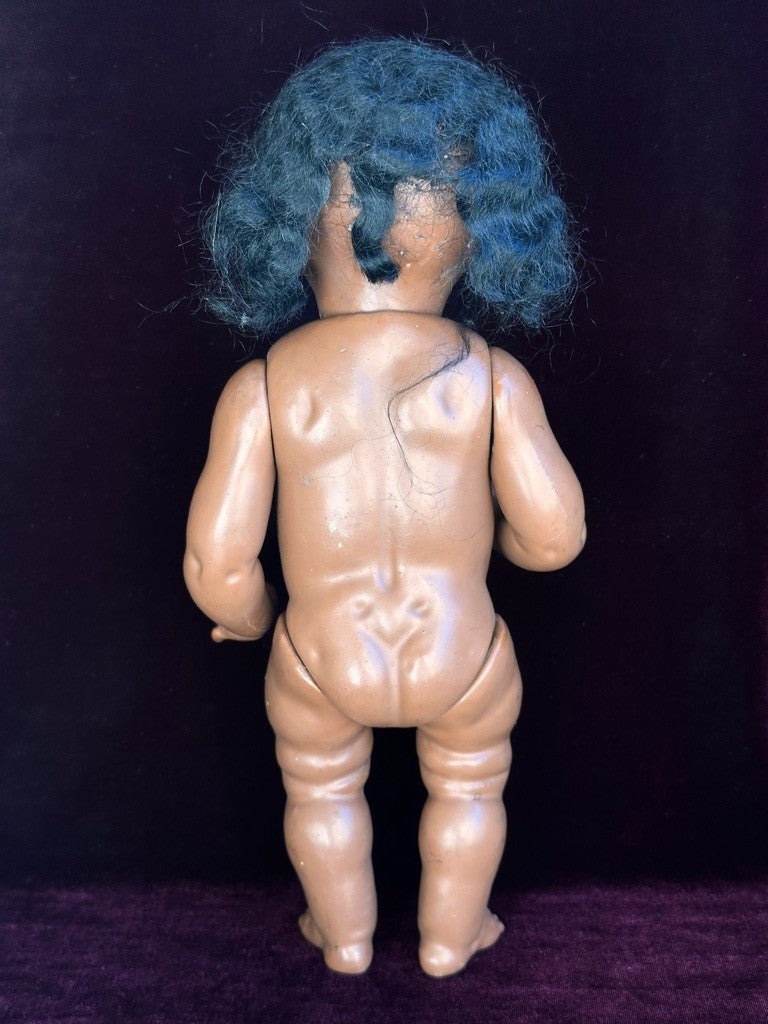 Rare Antique German (?) Koenig Wernicke (?) Dark Complexion Baby Toddler Doll