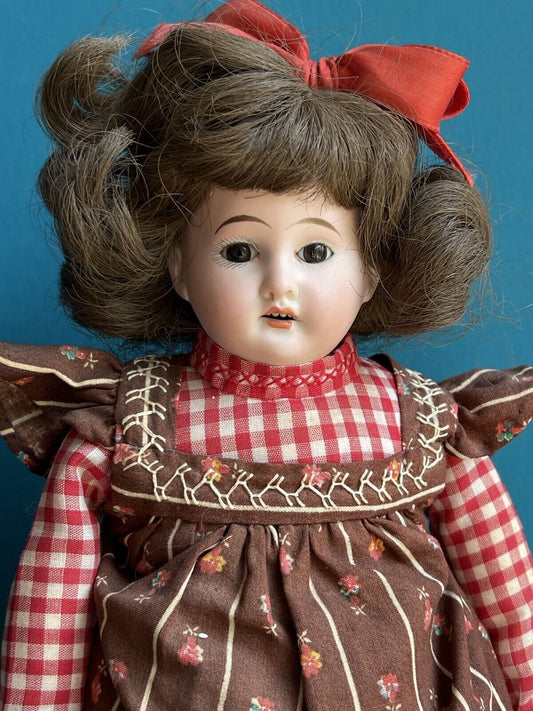 Antique German 13” Cuno & Otto Dressel COD 93-A DEP Bisque Shoulder Head Doll