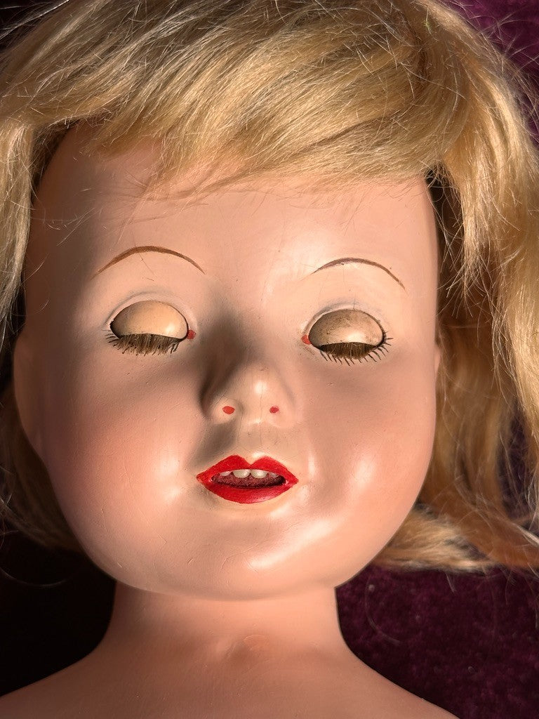 Vintage American  19.5" Composition Dewees Cochran Anne Shirley Effanbee Doll