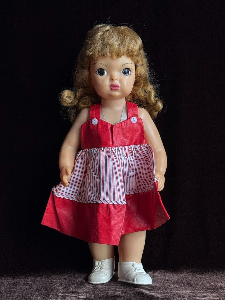 Vintage Terri Lee Plastic Doll with Multiple Outfits