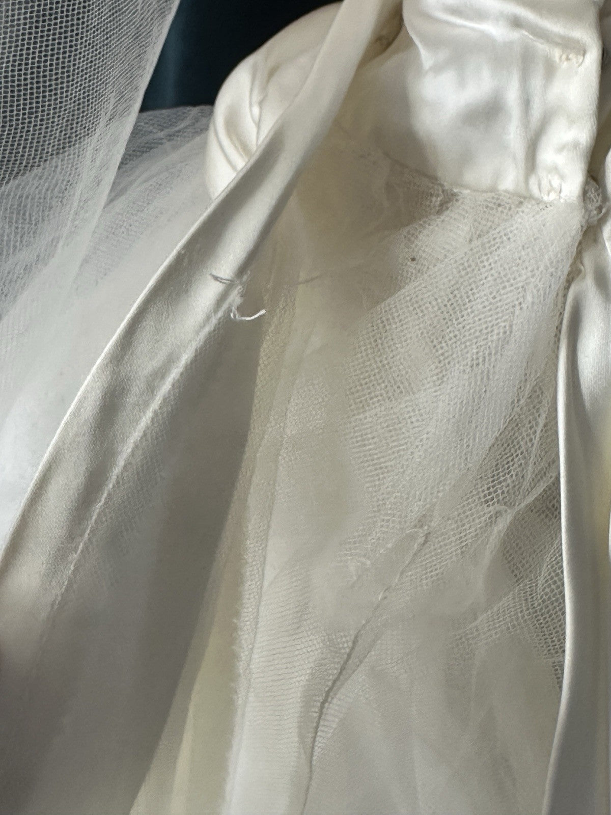 Vintage 1950’s Madame Alexander 20” Cissy Hard Plastic Doll Tagged Bride Outfit
