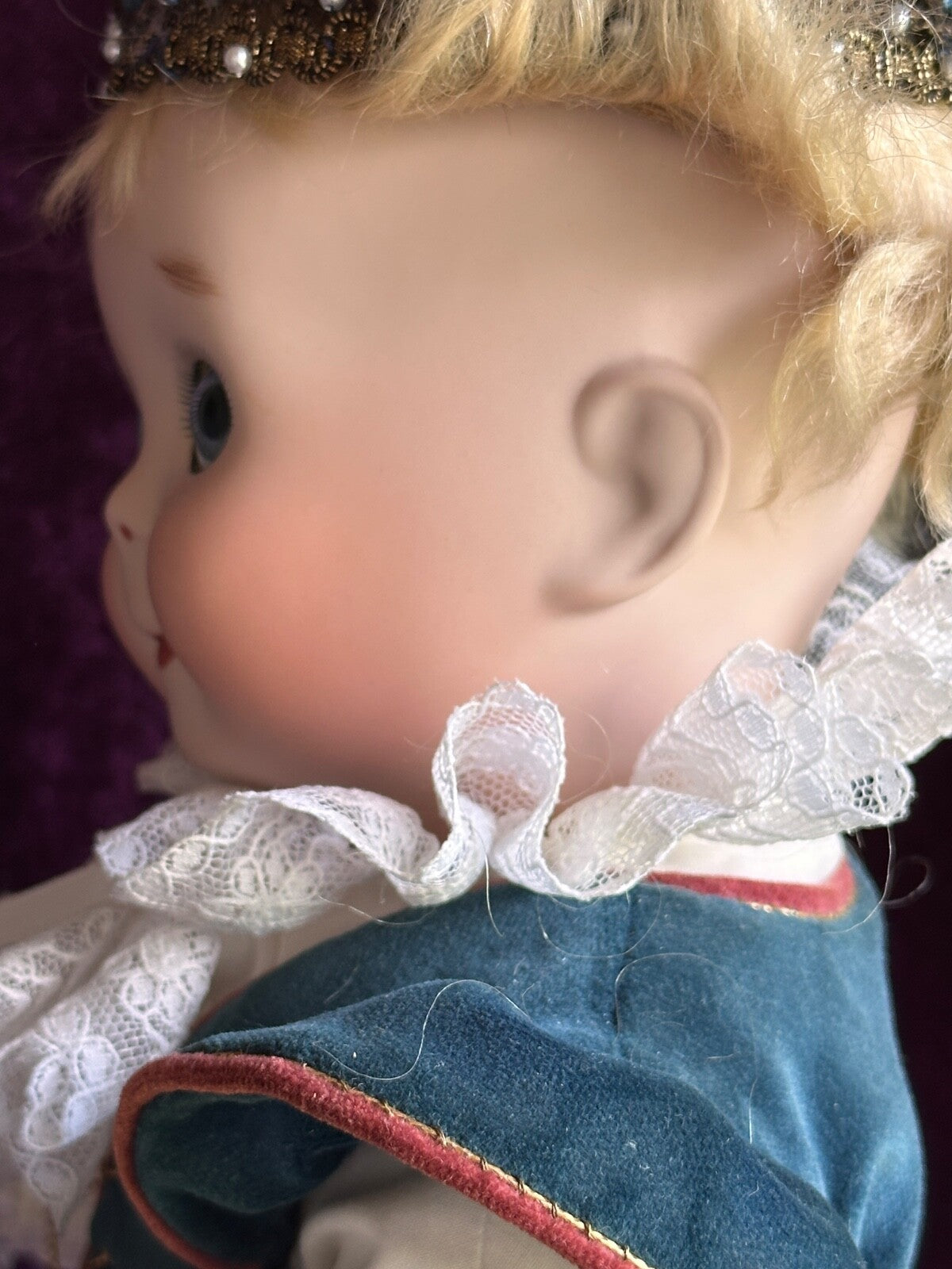 Porcelain Composition 20” Reproduction of Antique JDK Kestner Googly 221 Doll