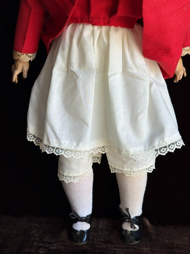 Antique German 25.5” Alt Beck Gottschalck 136 Bisque Head Doll