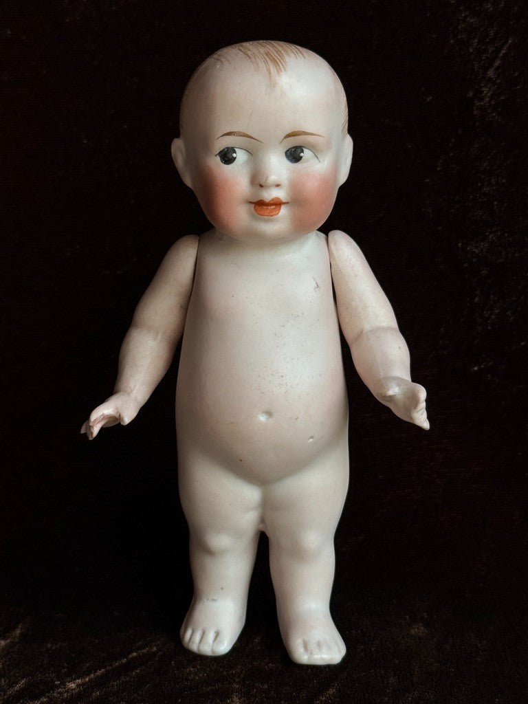 Antique German 5.25” Bahr Proschild 424 All Bisque Googly Doll