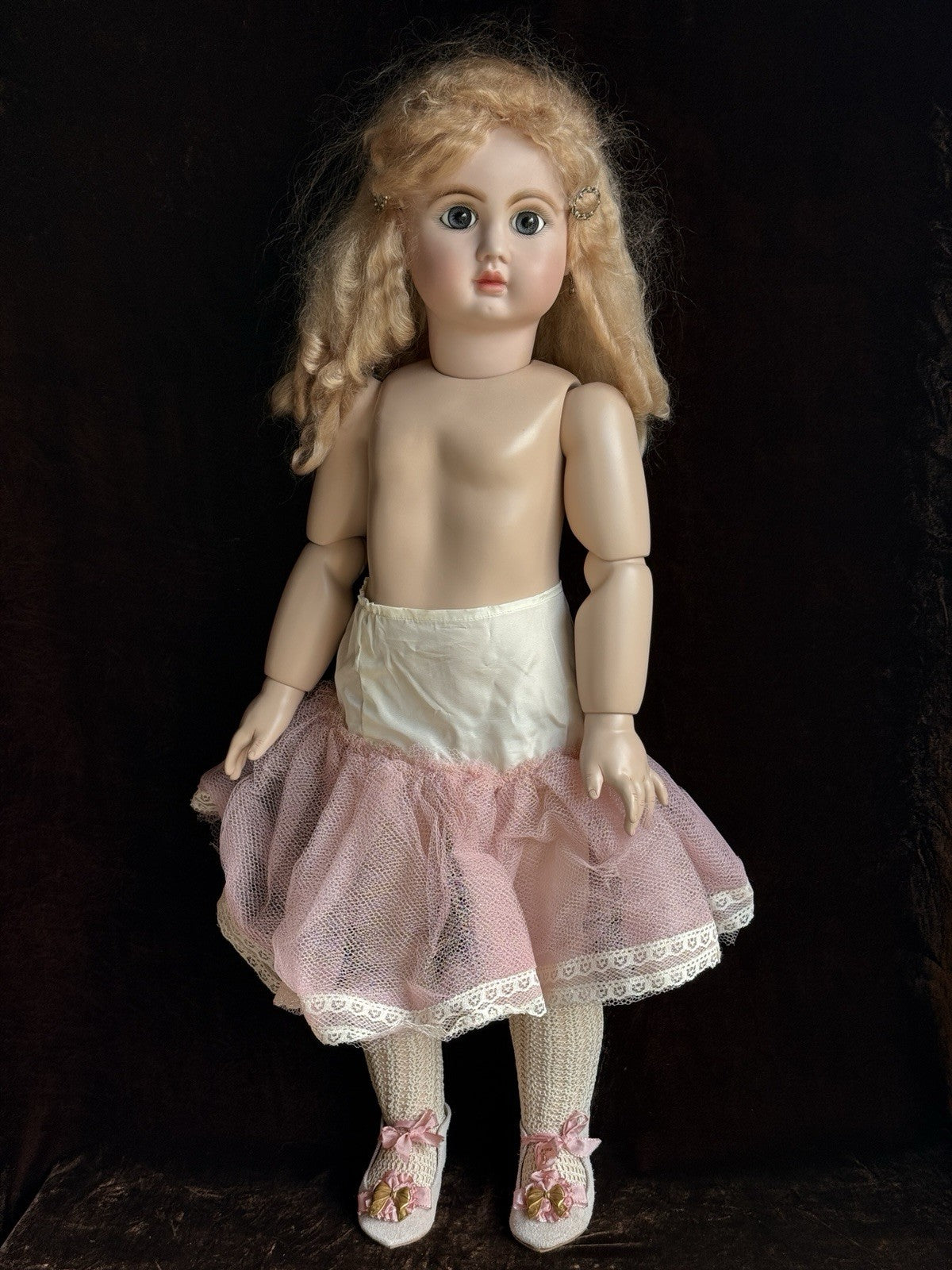 Colleen Phillips Porcelain Compo 30” Repro of Antique French Steiner A Doll
