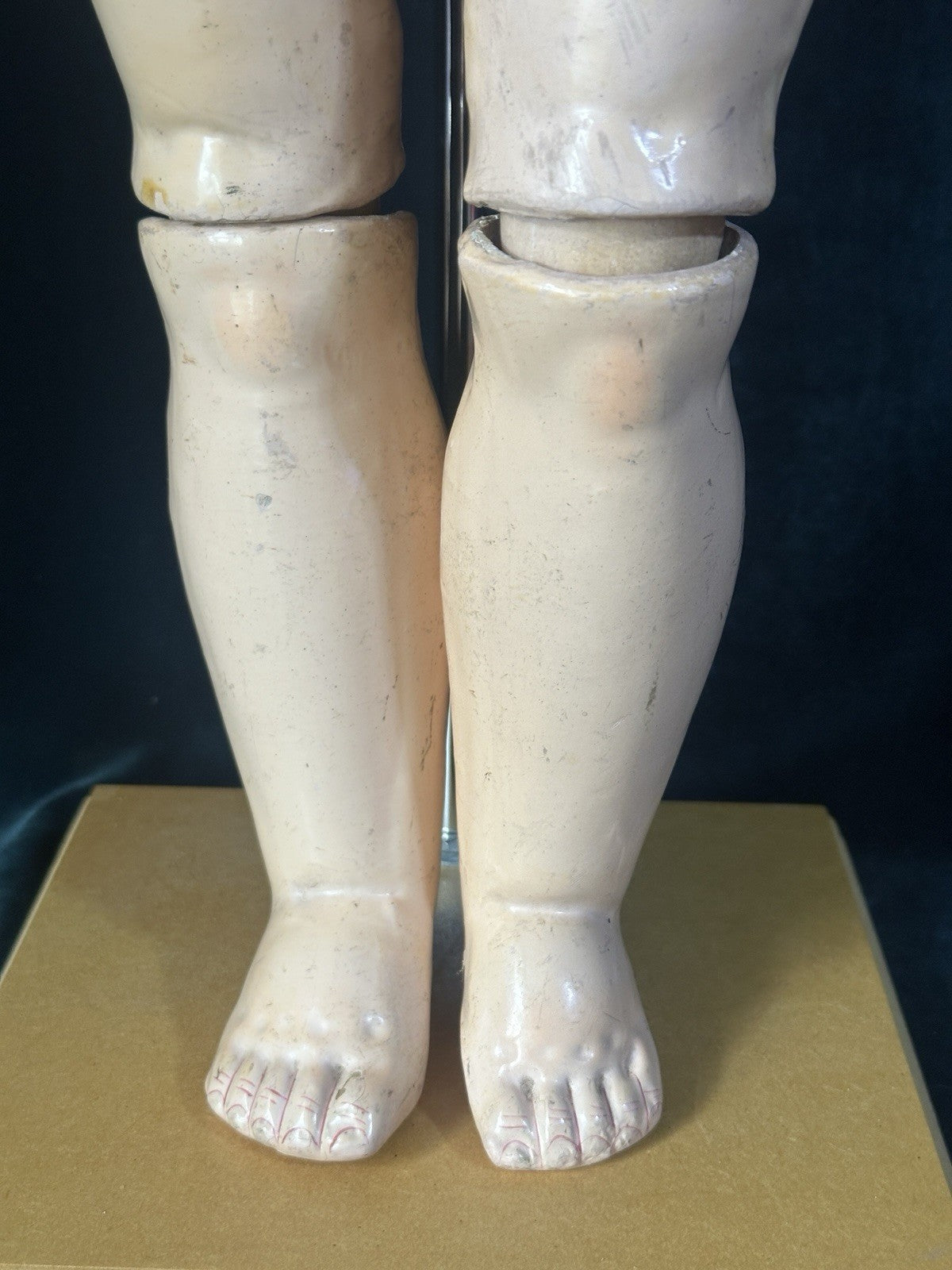 Antique German C.M. Bergmann and Simon Halbig Bisque Head 29” Doll