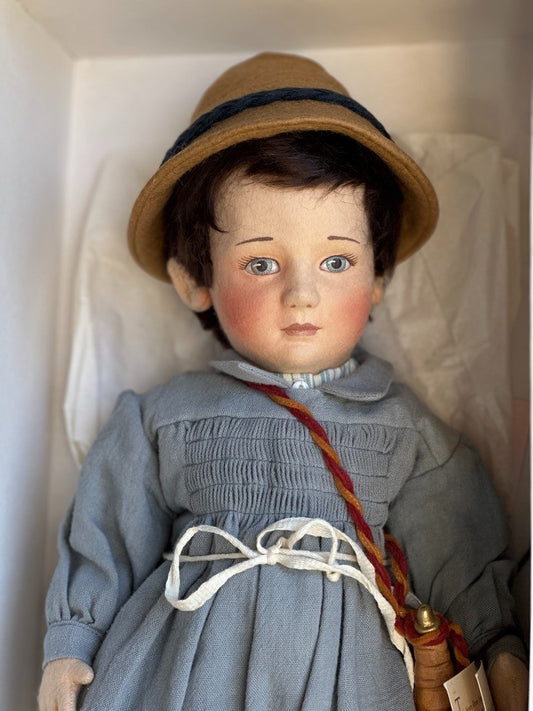 MINB John Wright 17" Little Boy Blue Cloth Felt Doll Nursery Rhyme Series LE 100
