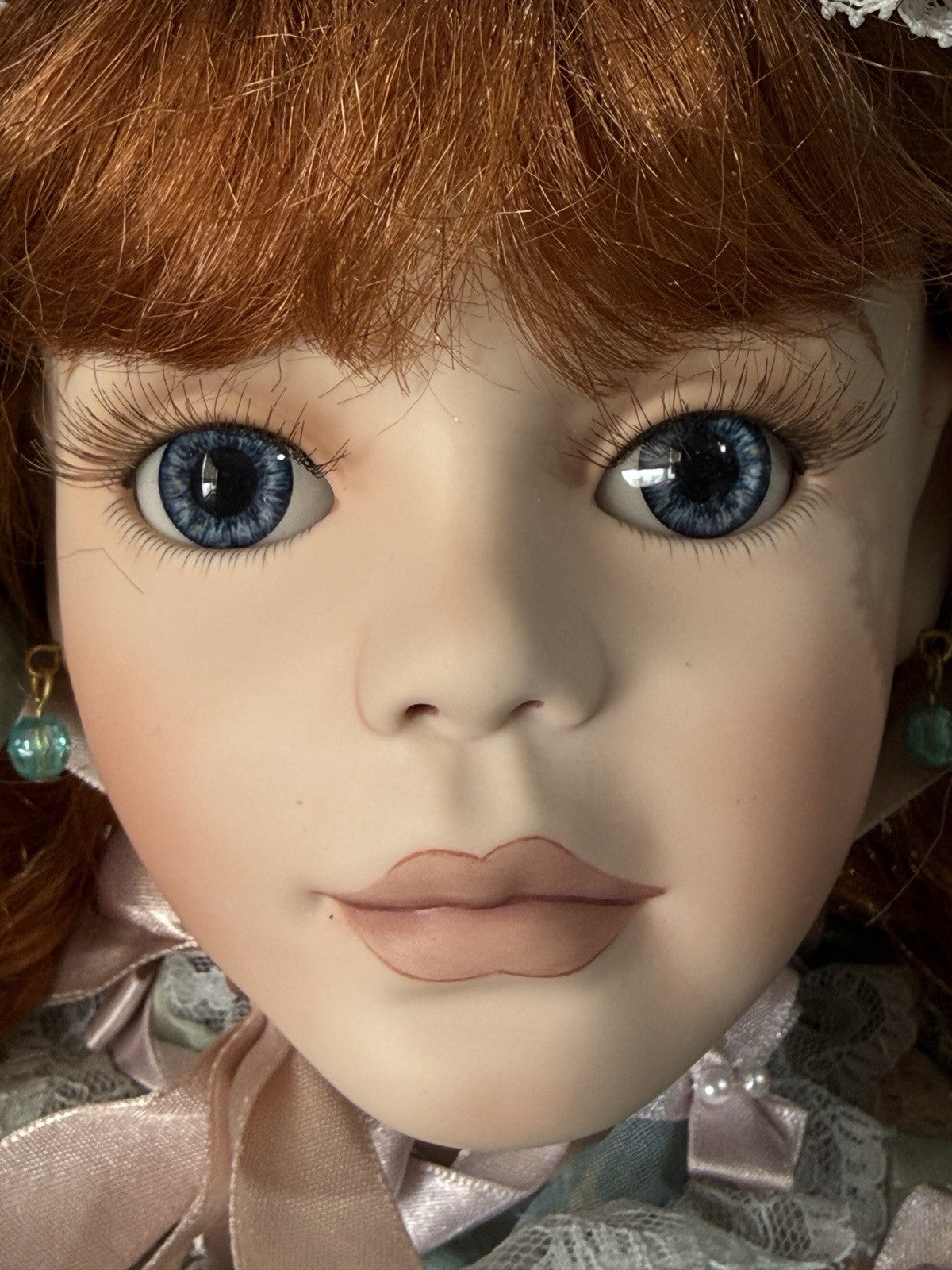 Large Mary Benner 29” Porcelain Doll Chole LE 750 With Tag/Stand