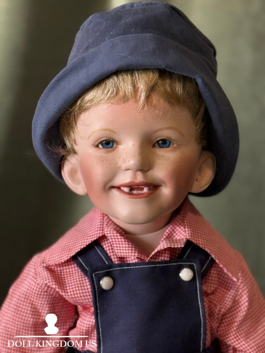 Artist Reproduction Of Porcelain 26” Doll “Tom Sawyer” by Donna Rubert Mold
