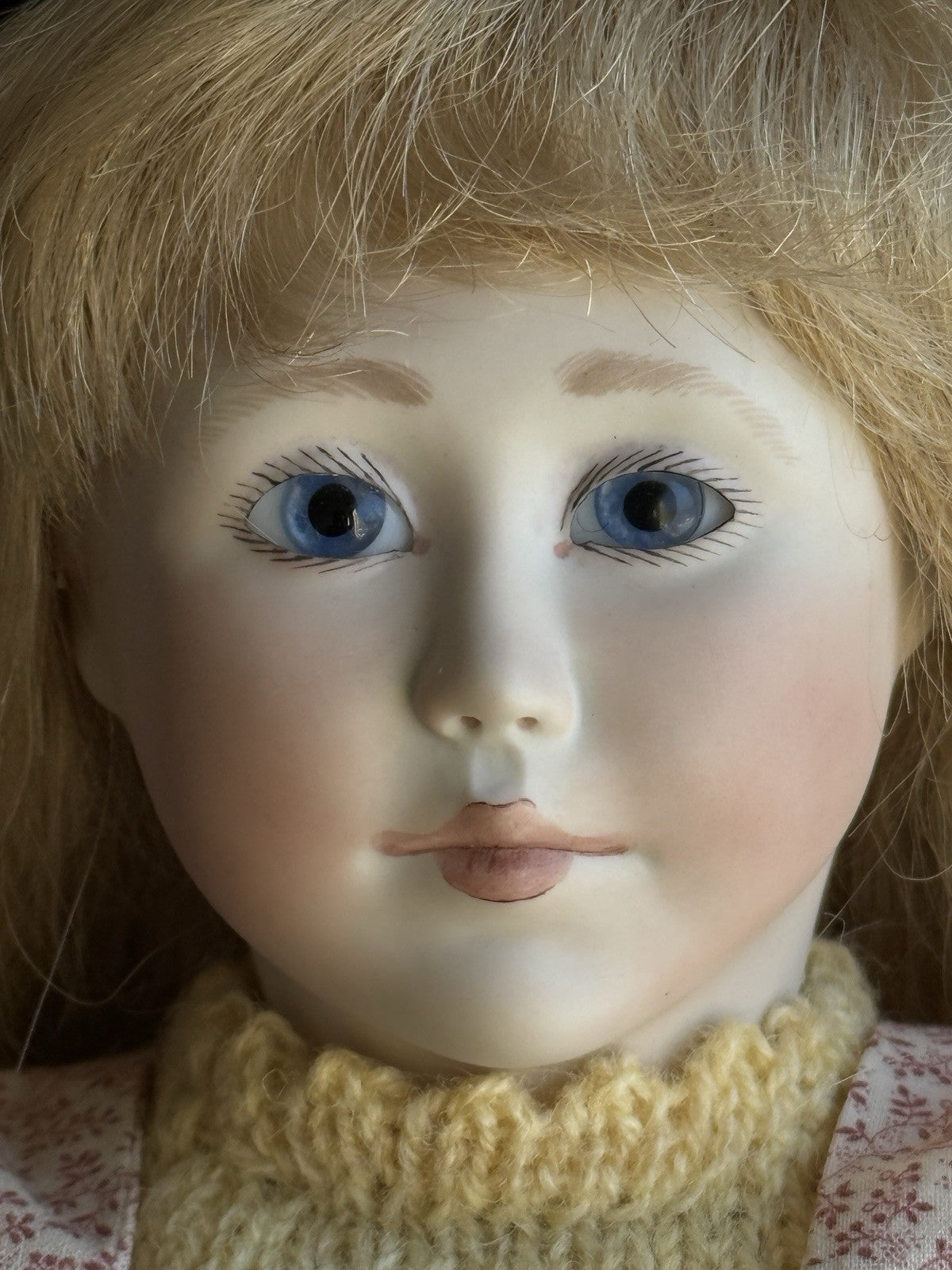 Collectible 17.5” Wooden/Porcelain Lynne & Michael Roche Claudine LE Doll