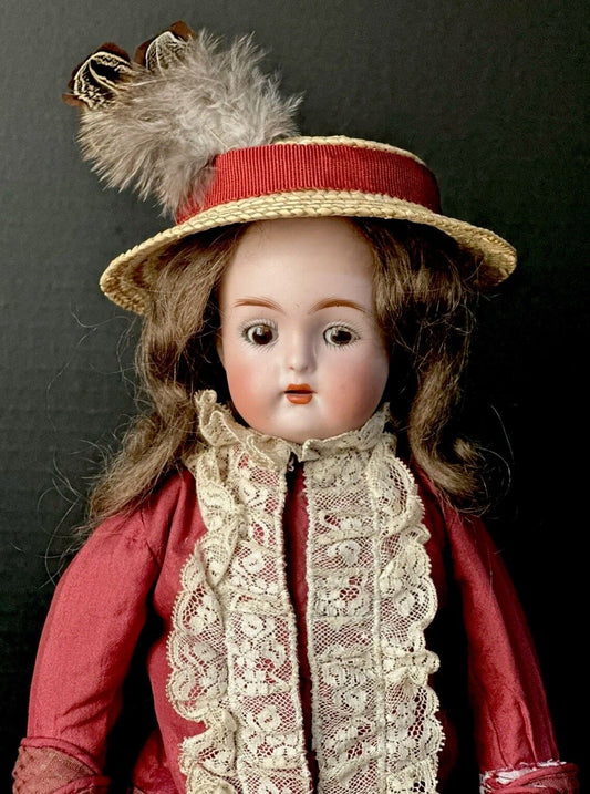 Antique German Kammer & Reinhardt Mold 245 (?) Bisque Shoulder Head 14” Doll