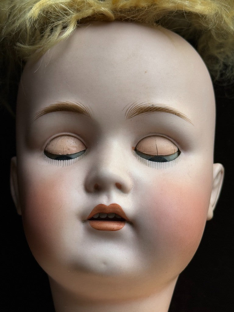 Large Antique German 27” Kestner 214 Bisque Head Doll
