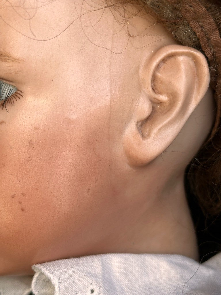 OOAK Collectible 24” Porcelain Cloth Heidi Plusczok Doll