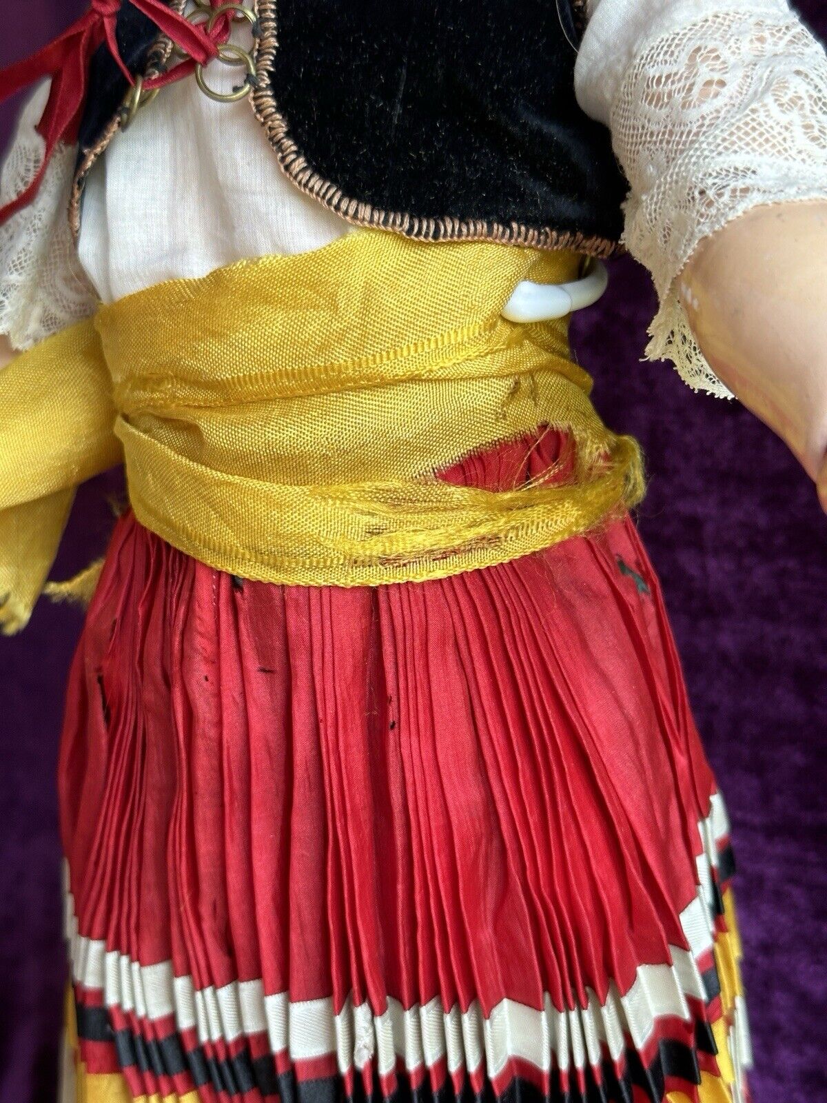 Antique German 20” Kestner 168 Bisque Head Gipsy Doll