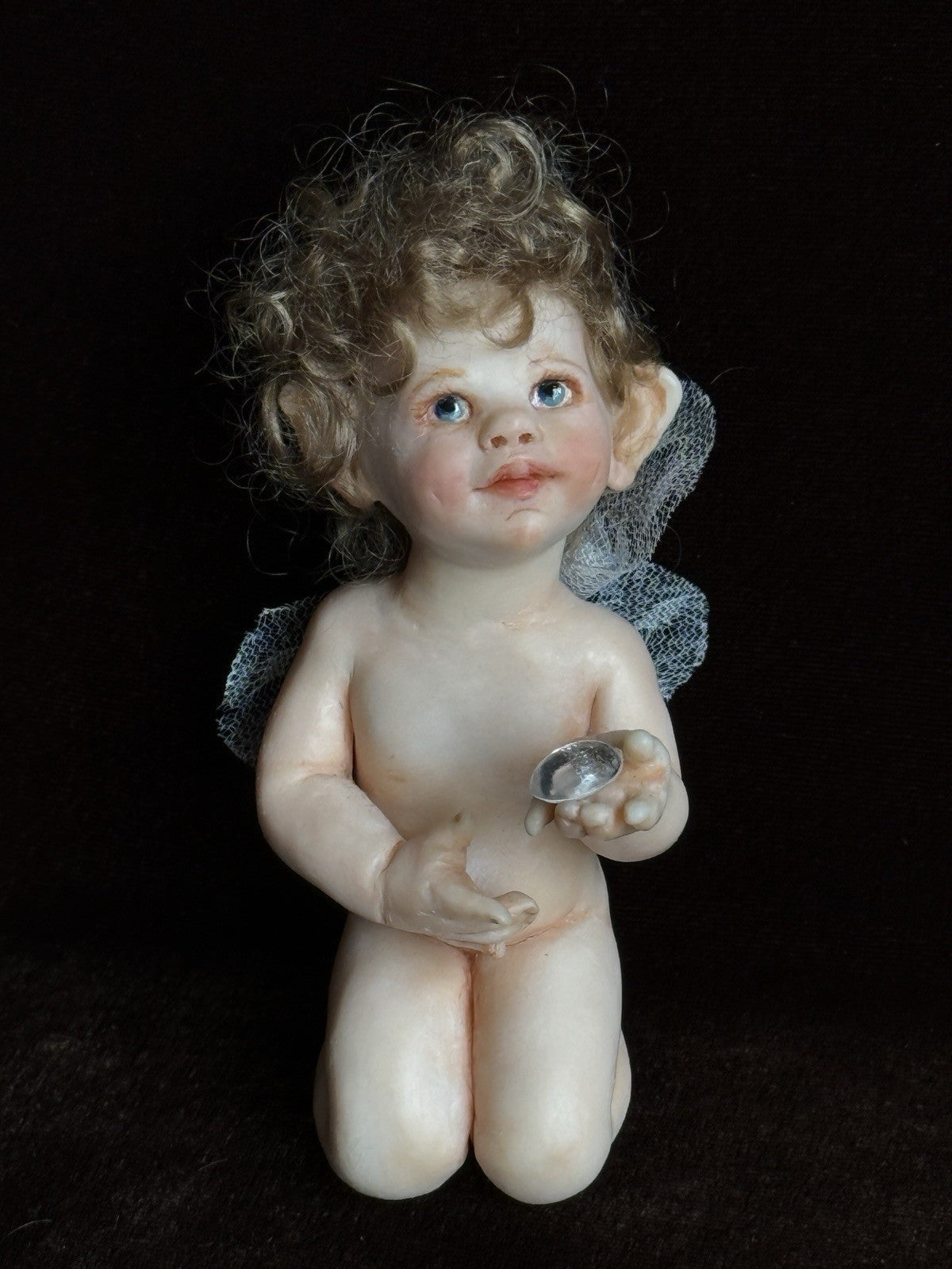 OOAK Miniature Contemporary Artist Polymer Clay Elf Doll