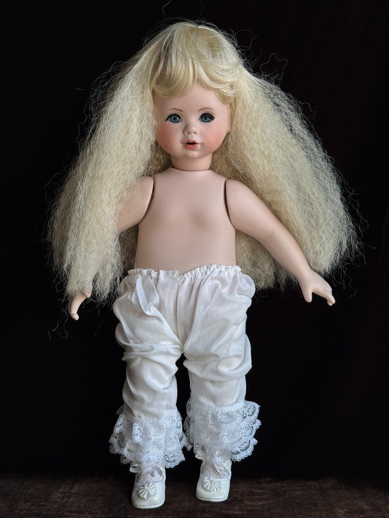 All Porcelain 18.5" Handmade Reproduction of Elke Hutchens Little Bo Peep Doll