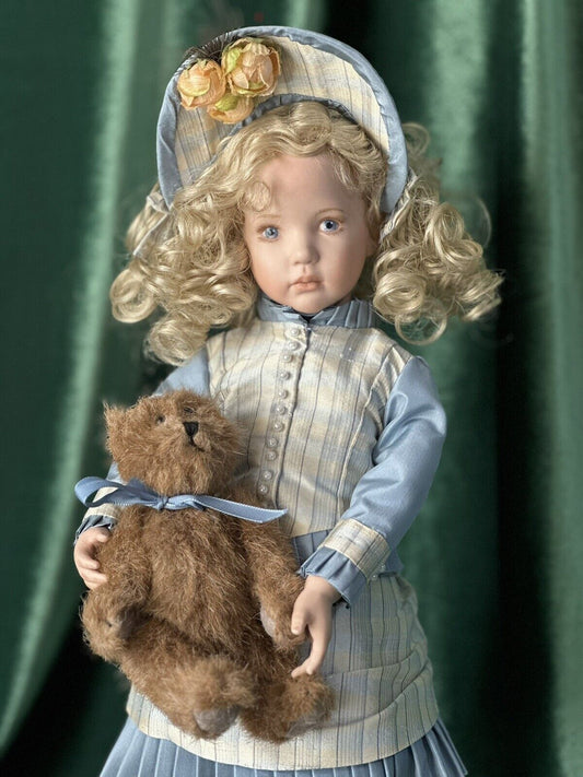 OOAK (?) Artist Porcelain 14” Doll from Emmy Chen Mold “Irene”