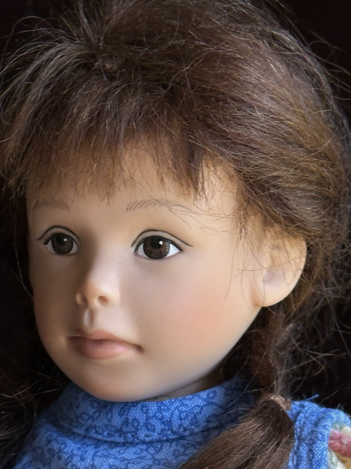 Lot of 2 Collectible 10” Mary Oldenburg Vinyl Willow and Holly Signed Dolls