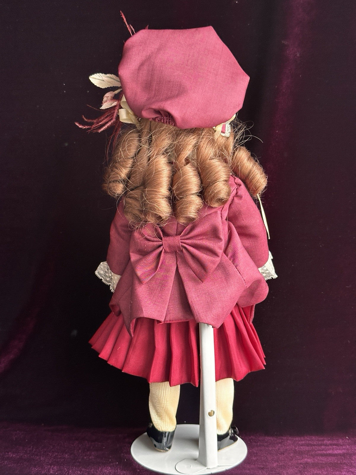 Vintage Lynda Marx Porcelain 15” Reproduction of Antique French Bru Jne Doll