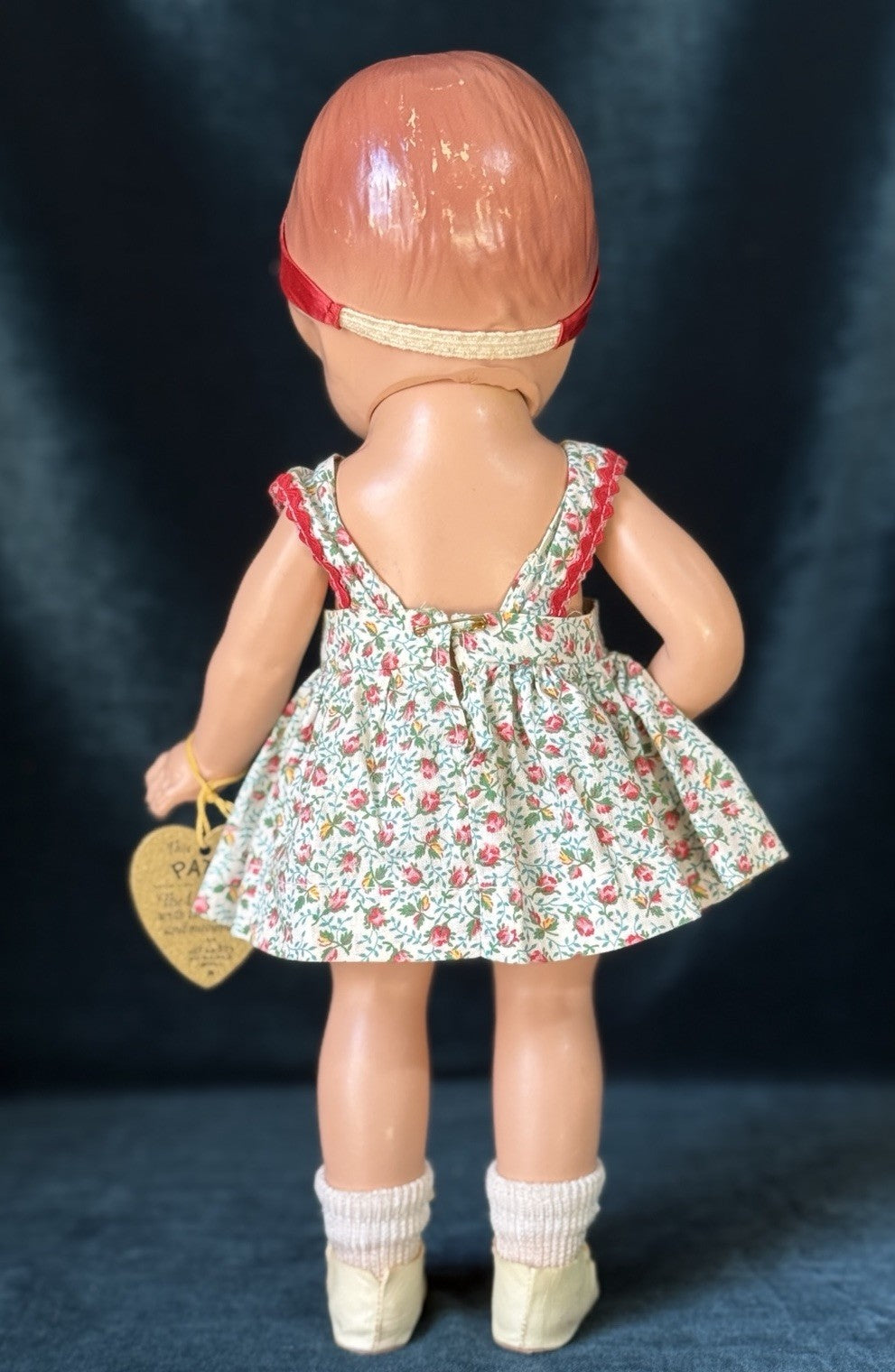 Original Box Vintage American 13” Patsy Composition Doll Tag