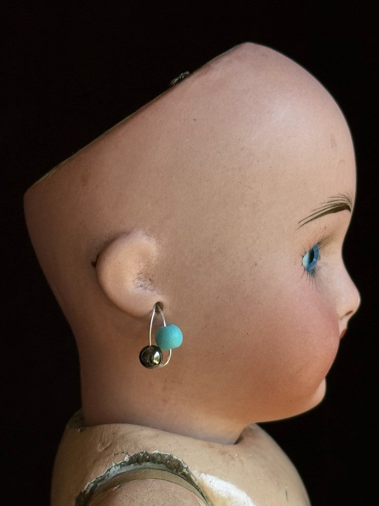 Antique French 11.5” Leon Prieur Mon Cheri Bleuette-size Bisque Head Doll