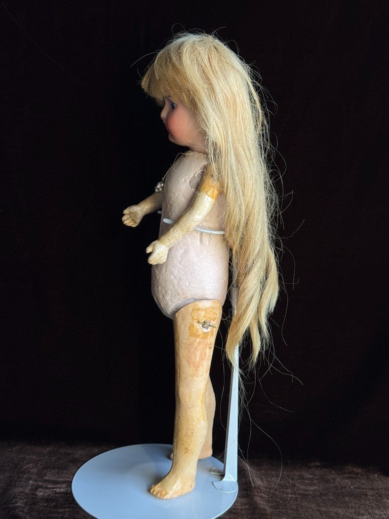 Antique French 18.5” SFBJ 60 Bisque Head Doll