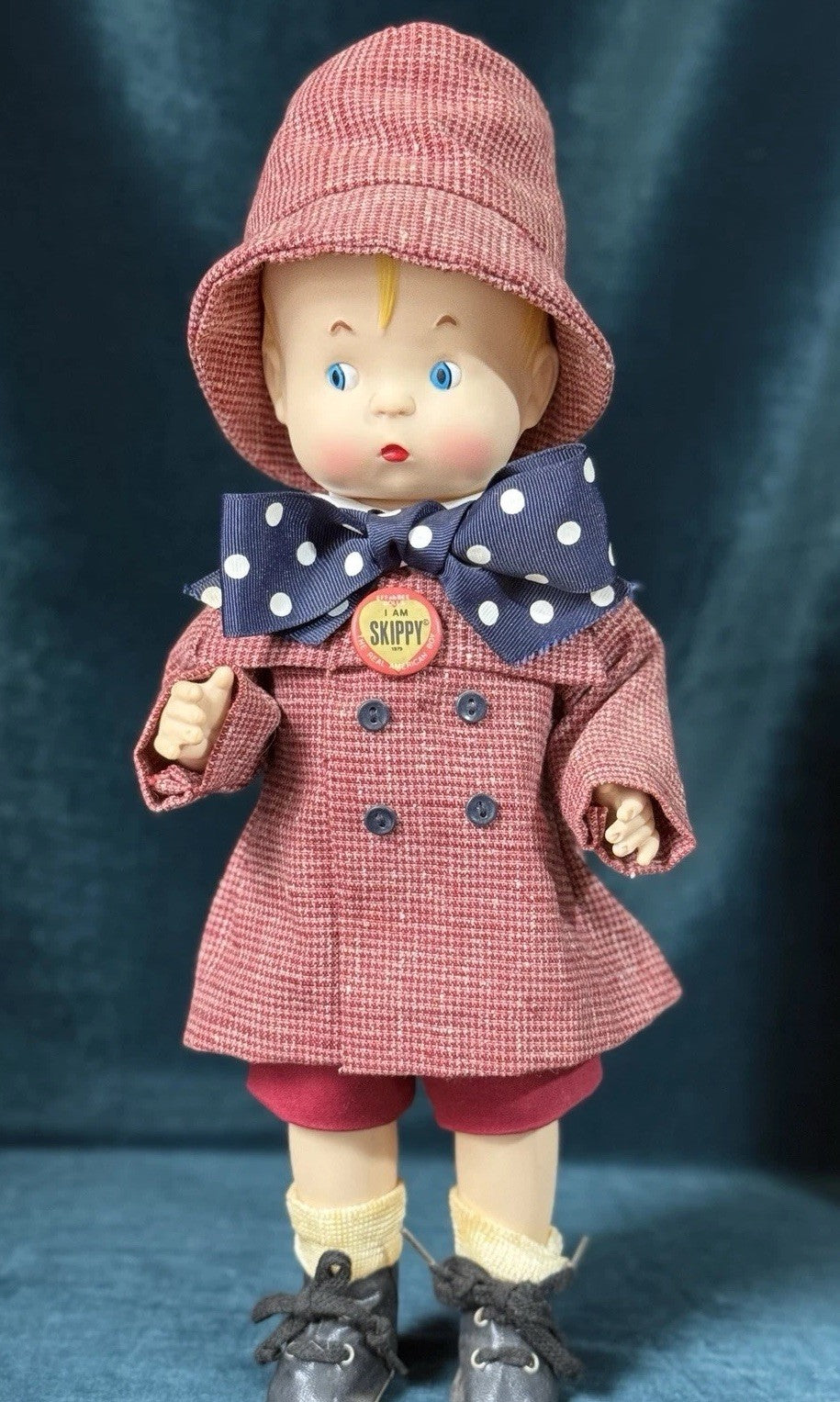 Vintage 1979 Limited Edition Vinyl Skippy 14” Doll By Effanbee Company