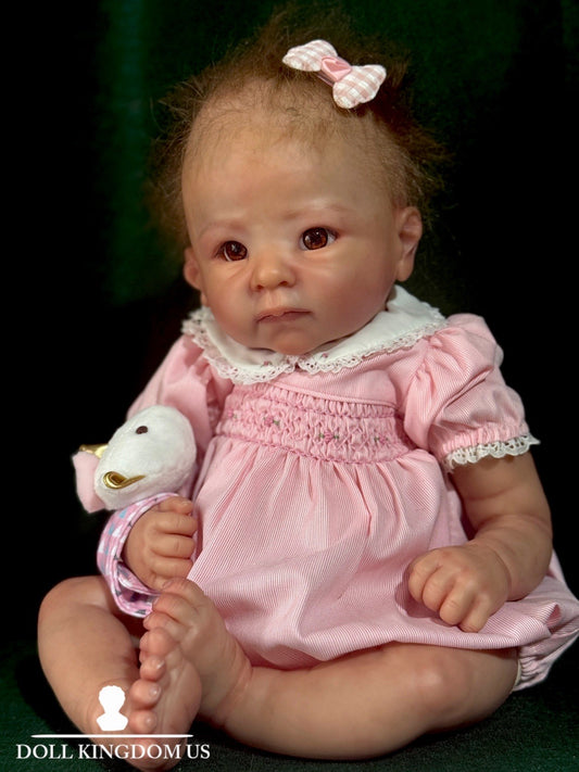 Realistic Reborn 18” Silicone Baby Girl Doll By “The Cradle"