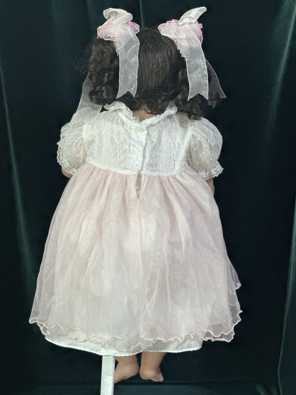 Collectible Vinyl Baby Girl Doll by Fayzah Spanos 24”