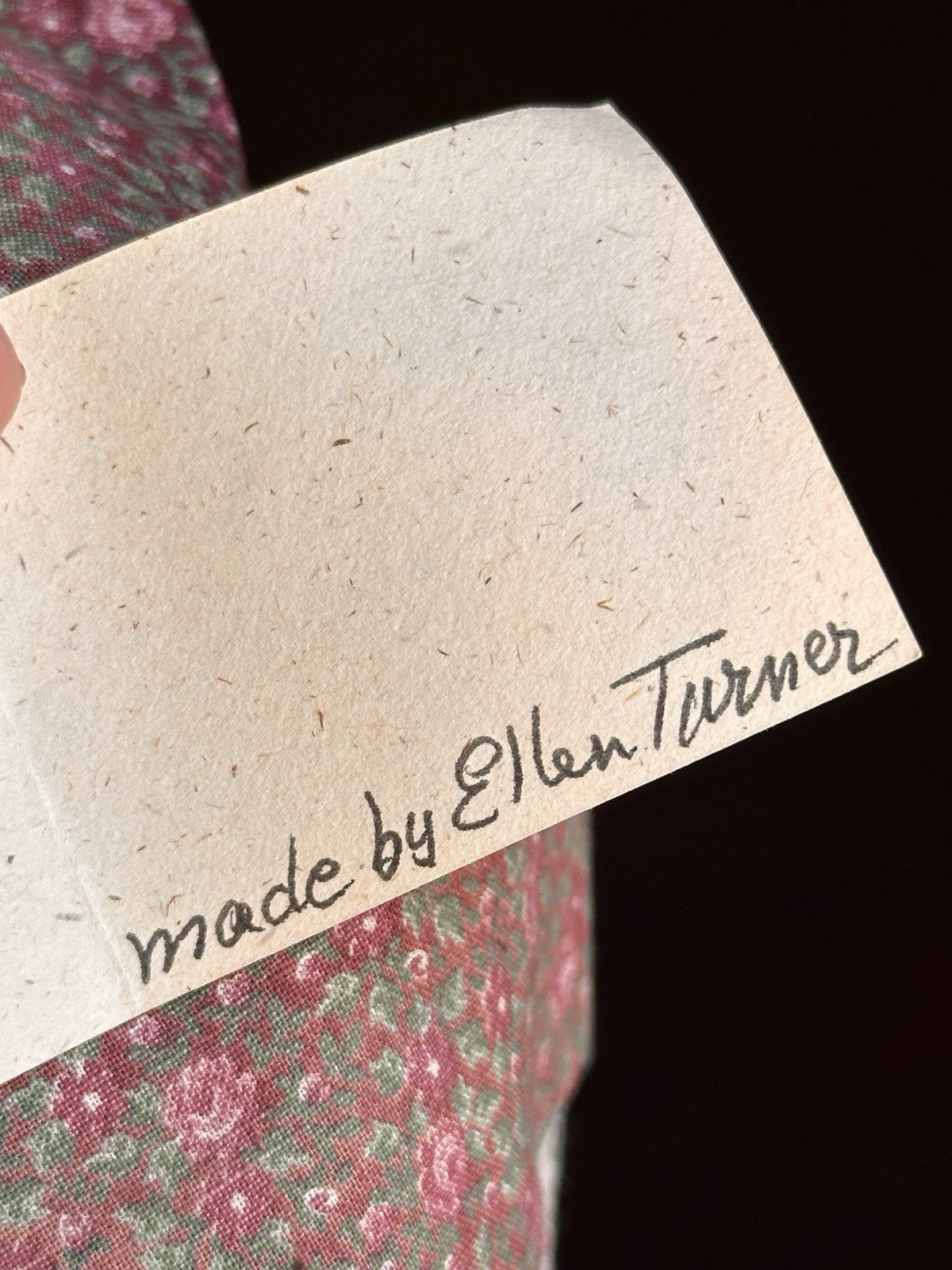 Vintage NIADA Artist Ellen Turner Cloth Painted Handmade Doll with Tag