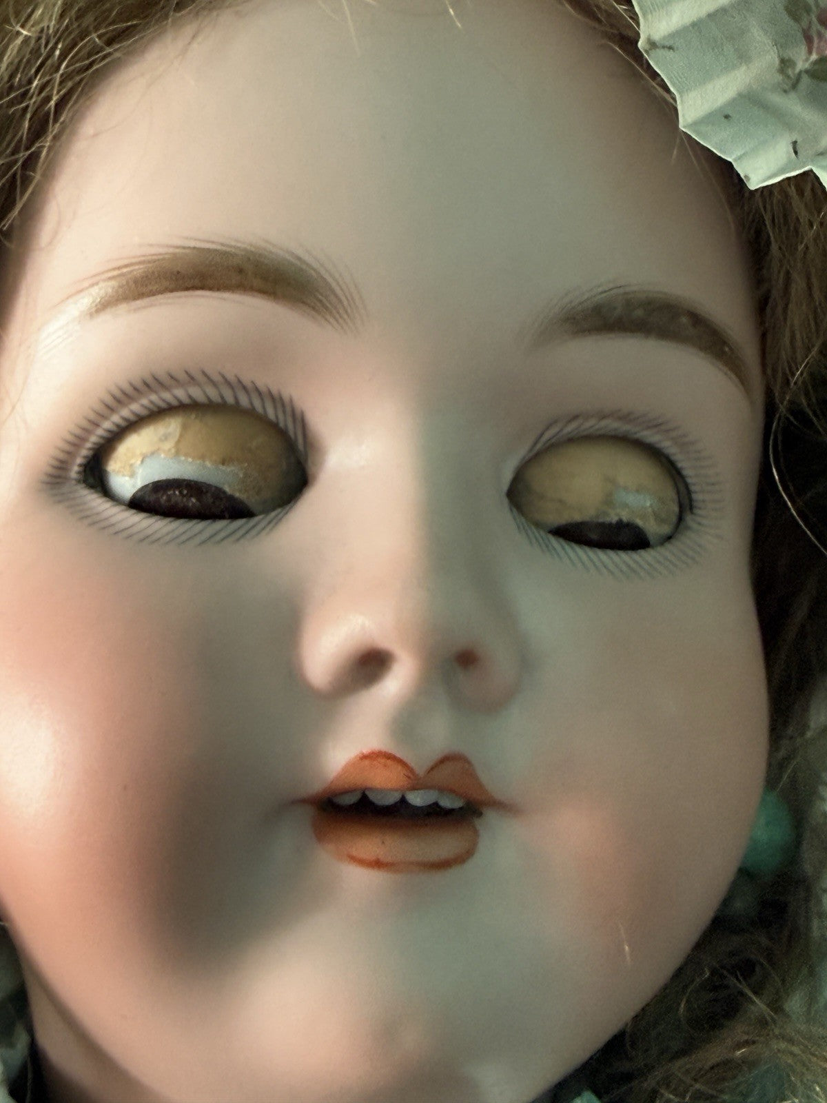 Large Antique German 28” Heinrich  Handwerck 99 DEP 14 Bisque Head Doll