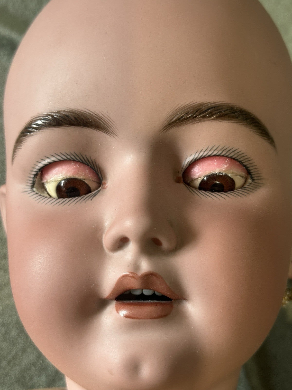 Rare Huge Antique German Heinrich  Handwerck 38 1/2” Doll Mold 79 Bisque Head