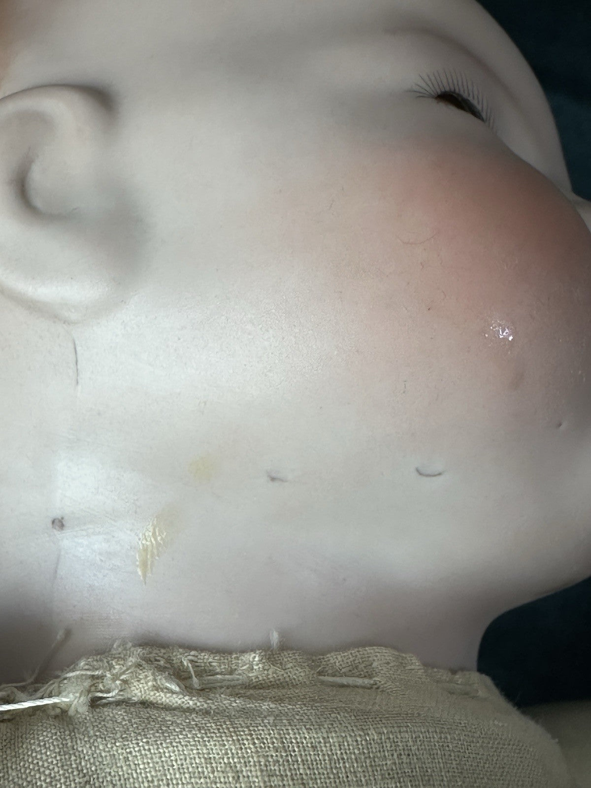 Antique  15” Bye Lo Doll  Bisque  Head by Grace Putnam Working Cryer