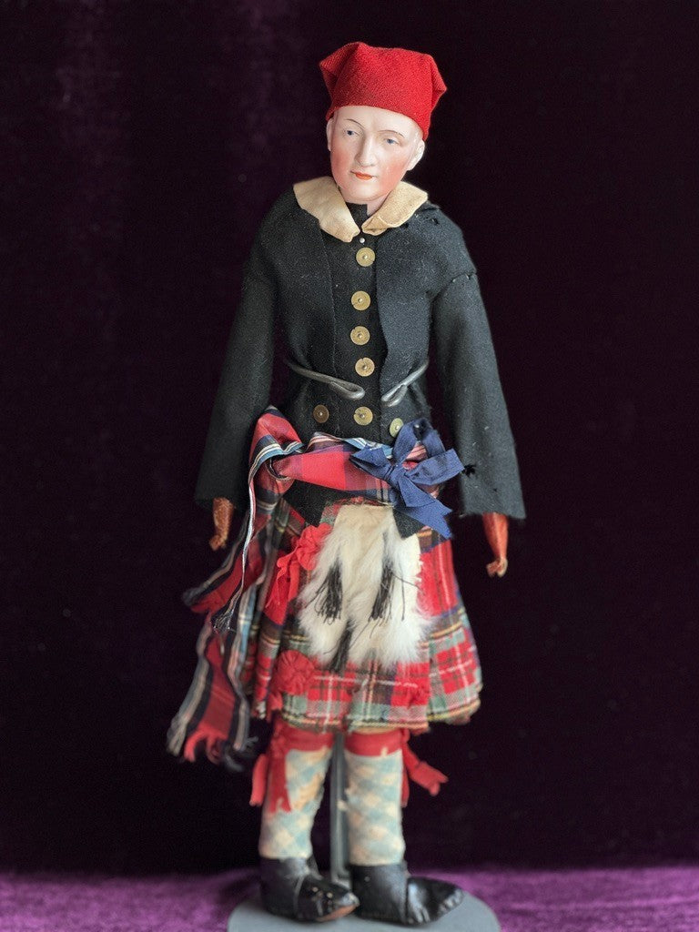 Very Rare Antique German Halbig 921 Dressel Portrait Character Bisque Head Doll