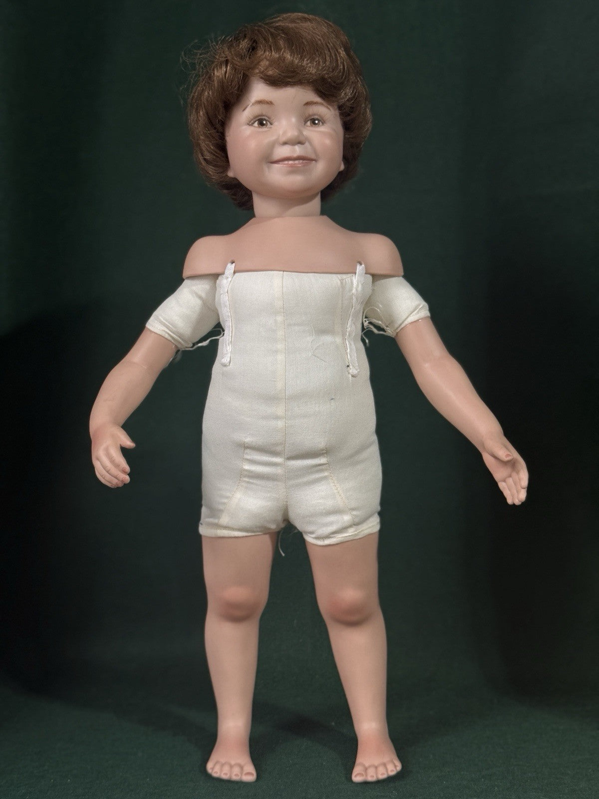 Reproduction Of “Kayla II” Mold by Dianna Effner Porcelain 18” Boy Doll