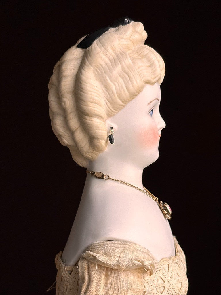 Vintage Porcelain 22” Signed Emma Clear Parian China Doll