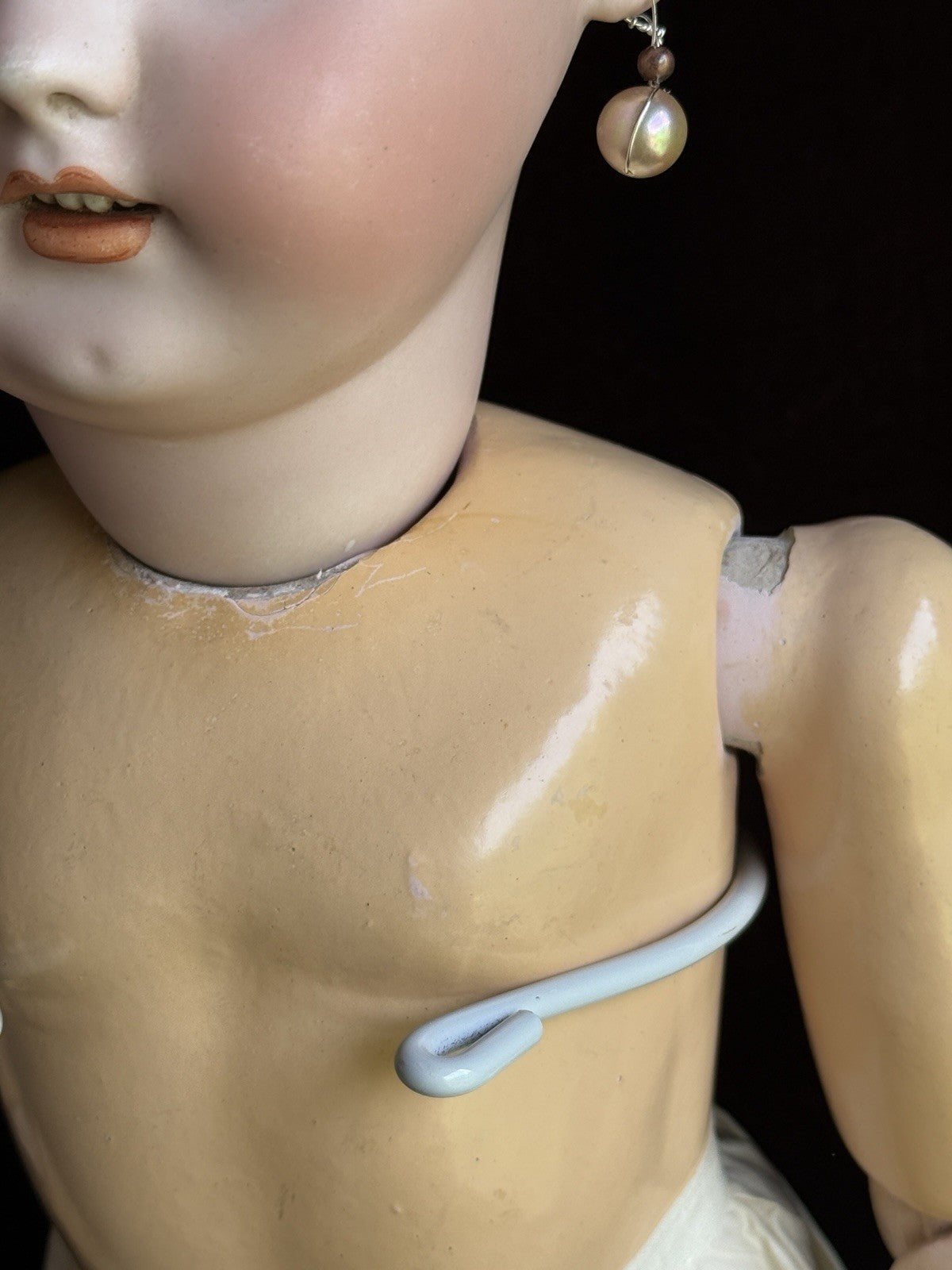 Antique German 22” Simon Halbig Dep 1079 Bisque Head Doll