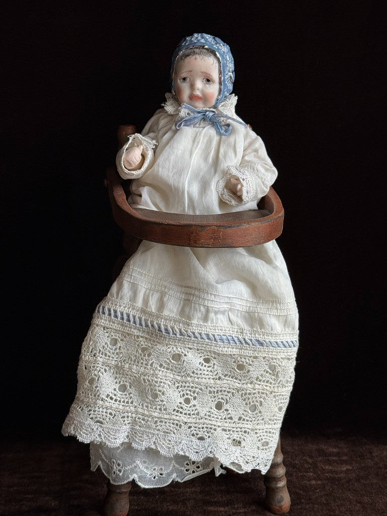 OOAK Collectible 7" Kathy Redmond Porcelain Prince (?) Baby Doll
