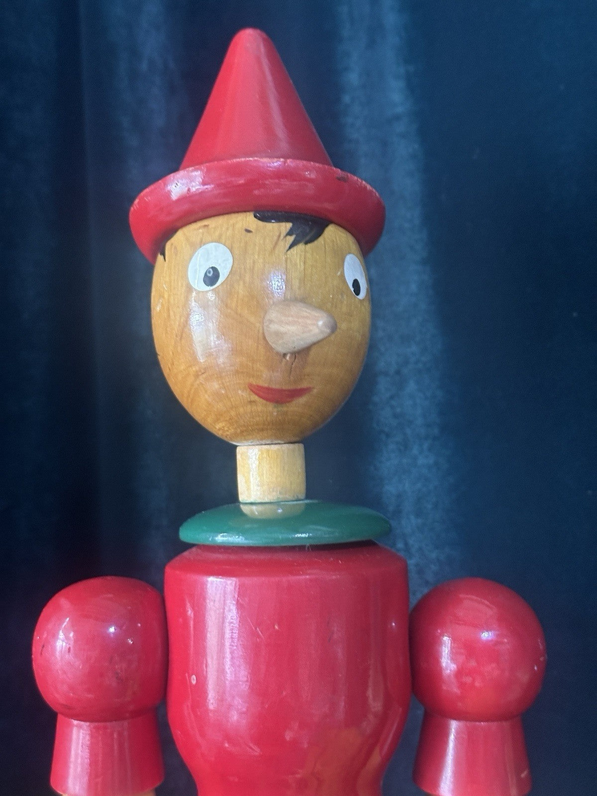 Lot Of 9 Wooden Collectible Dolls Including Ideal Company Disney’s Pinocchio