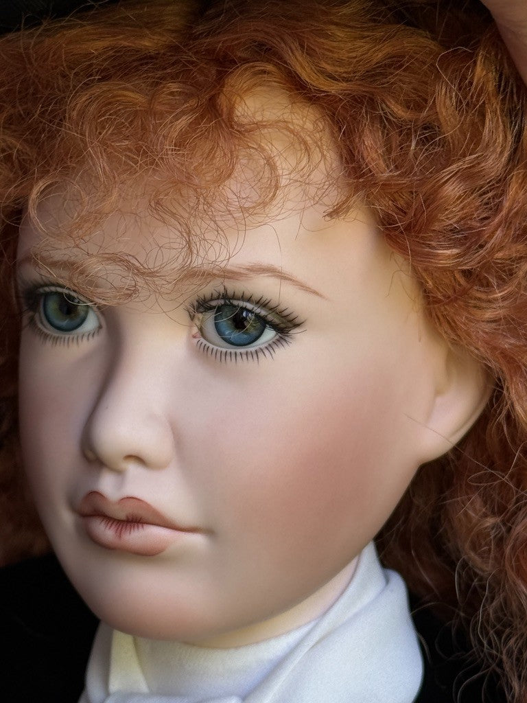 Rare Lifelike 33" Artists Angela Barker Porcelain Doll Davina New Tag COA LE 15