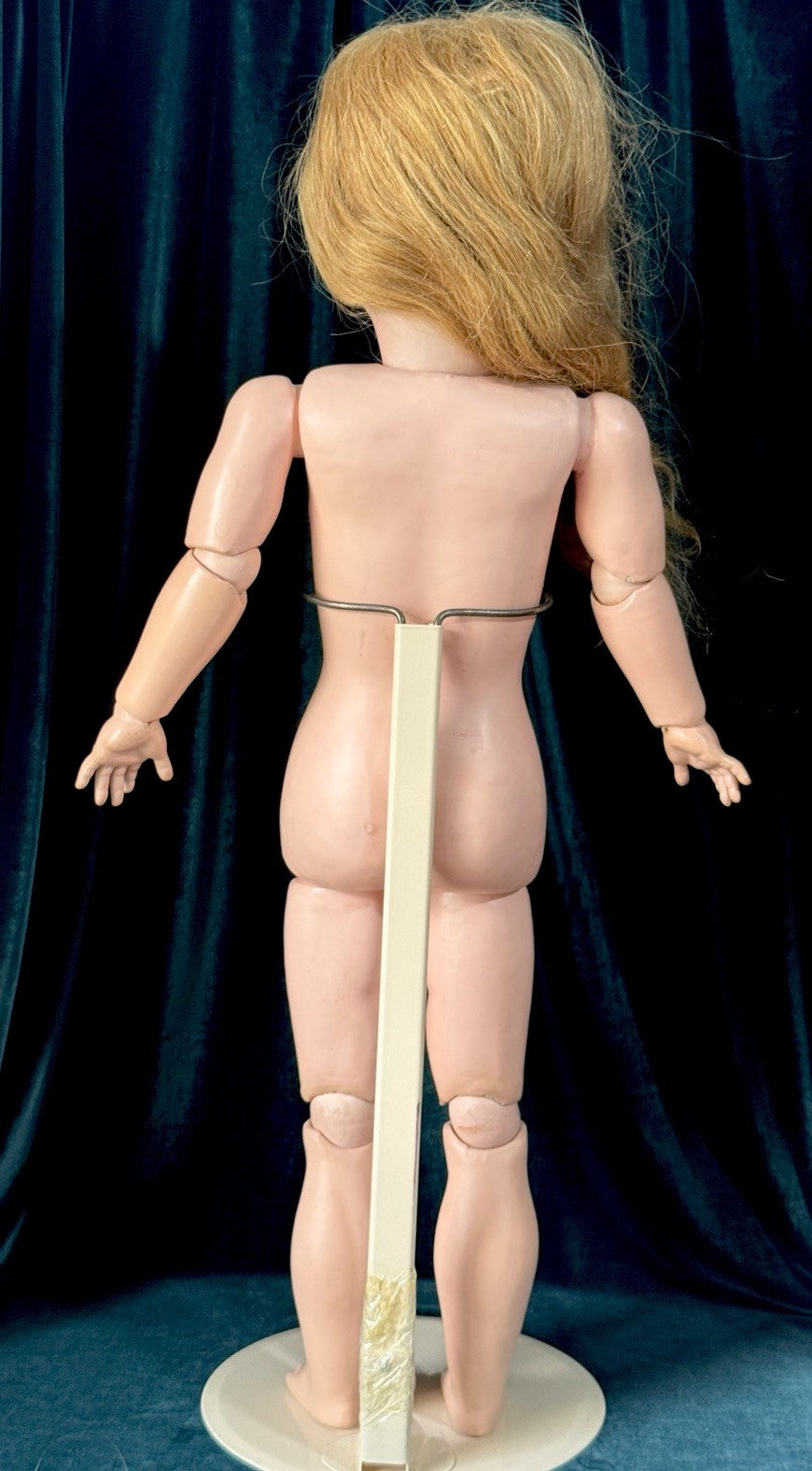 Antique German 29” Kestner 214  Child Doll Bisque Head Composition Body