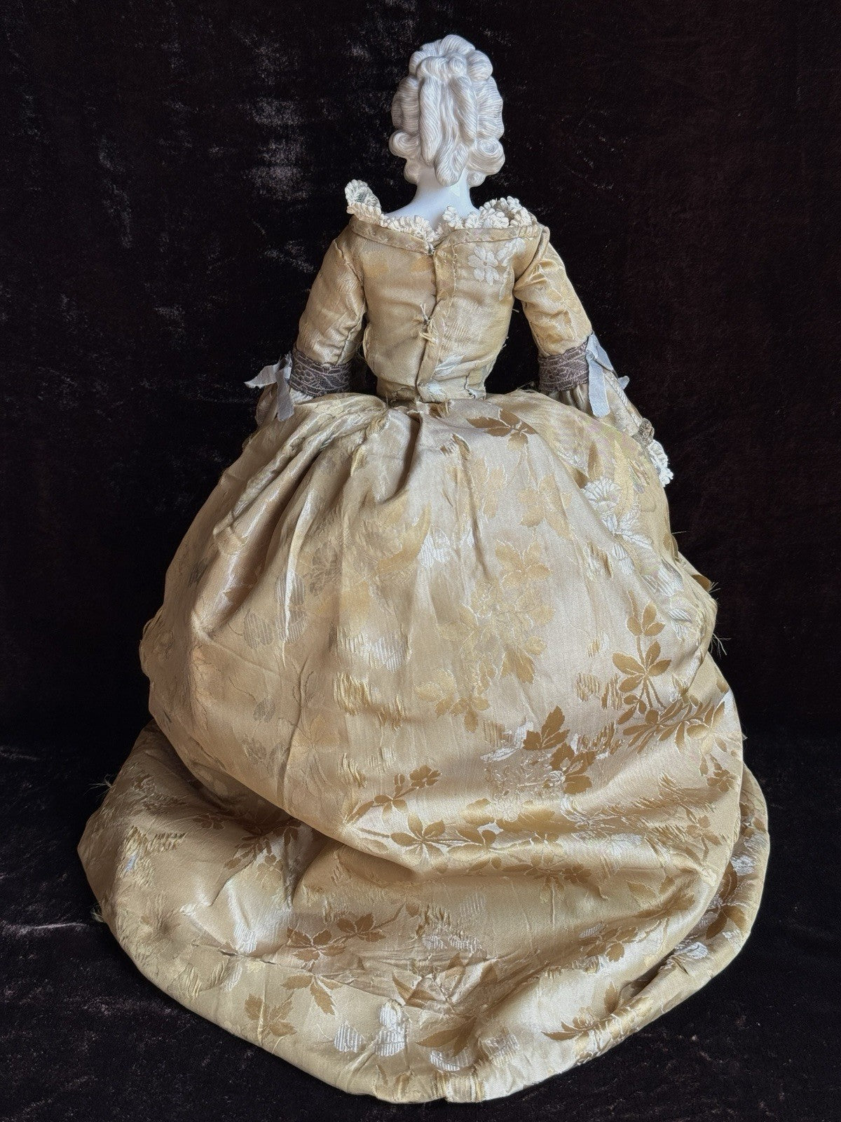 Rare Antique German 14” Kister Lady Fashion Porcelain China Head Doll