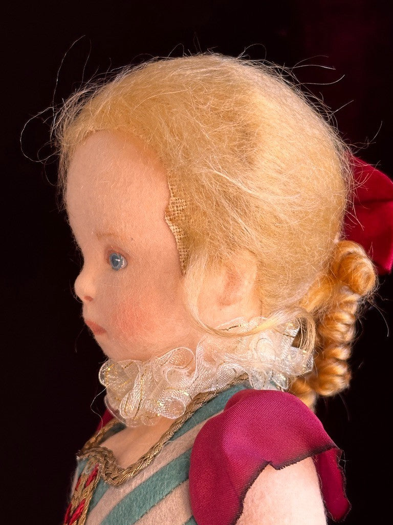 Collectible 12” John Wright Le Bal Masque Musette UFDC Candy Container Doll