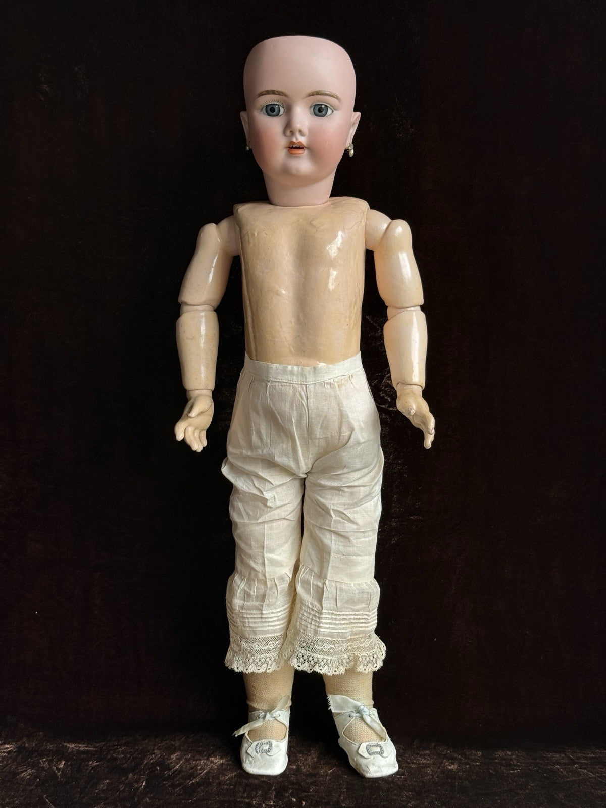 Antique German 24” Heinrich Handwerck 109 Dep Bisque Head Doll