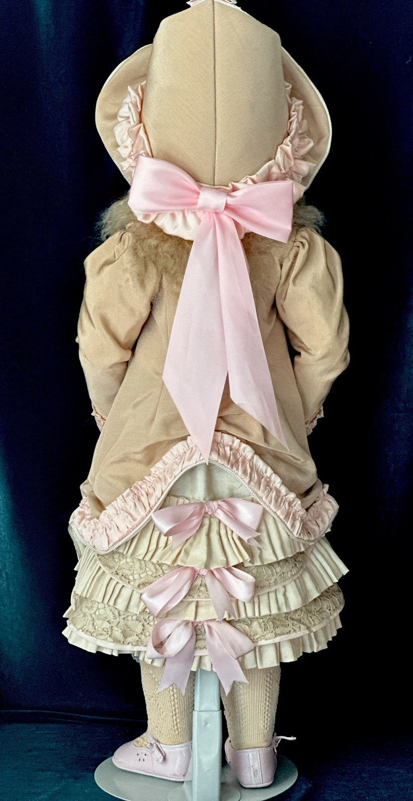 Vintage Artist Reproduction of Antique French Bru Jne 27” Doll Porcelain Head