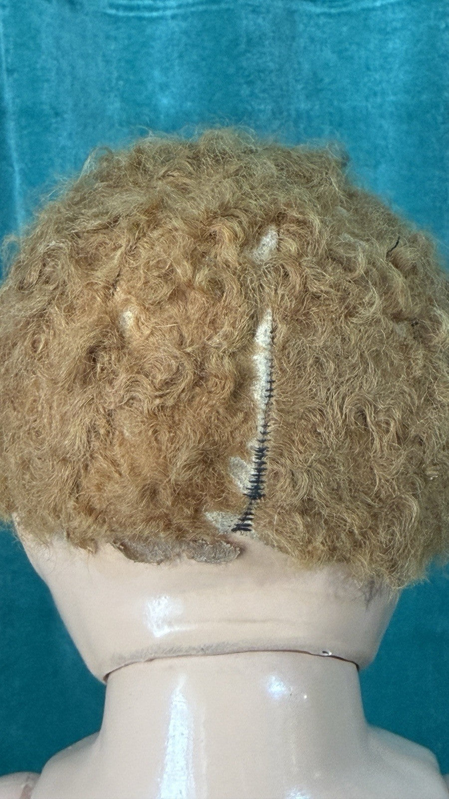 Rare Antique 1928 Effanbee Composition Patsy Ann doll 18” Doll Caracul Hair